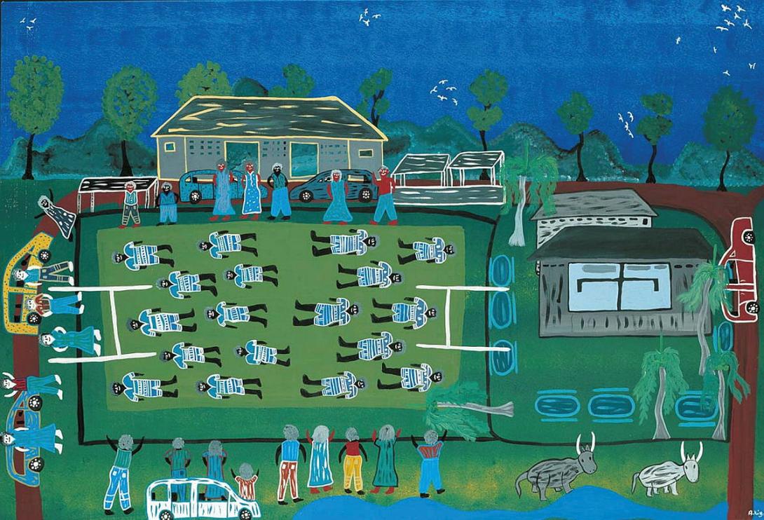 Artwork All Blacks this artwork made of Synthetic polymer paint on canvas, created in 2005-01-01