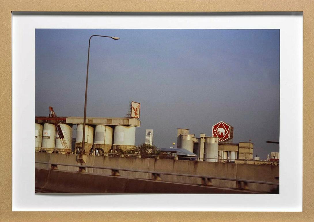 Artwork Untitled (elephant sign) this artwork made of Ultra-glossy type C photograph on paper in medium density fibreboard frame, created in 2000-01-01