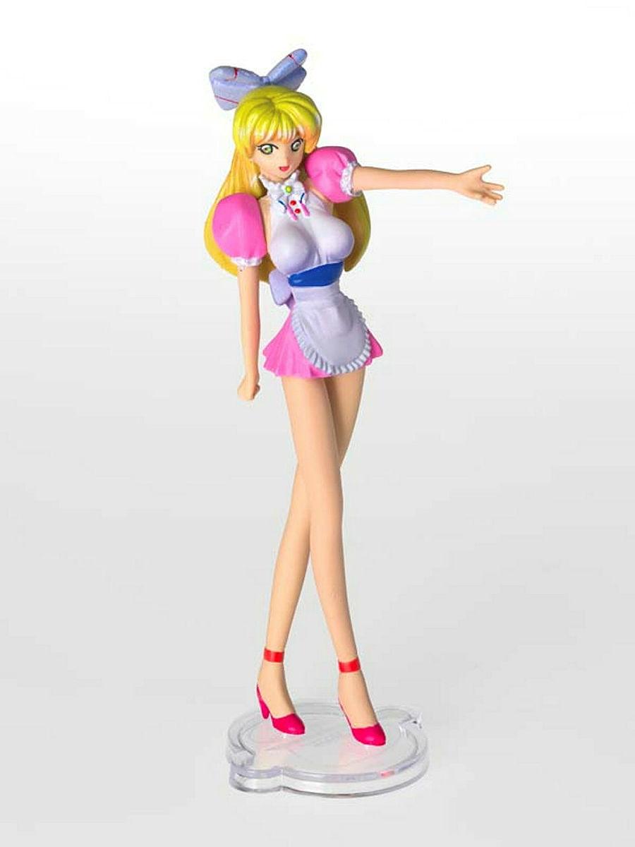 Artwork Miss Ko2 / Pink / Opera Pink (from the 'SUPERFLAT MUSEUM' series by Takashi Murakami) this artwork made of Figurine (lacquer paint, PVC plastic, ABS plastic), pink cardboard box, leaflets, created in 2003-01-01