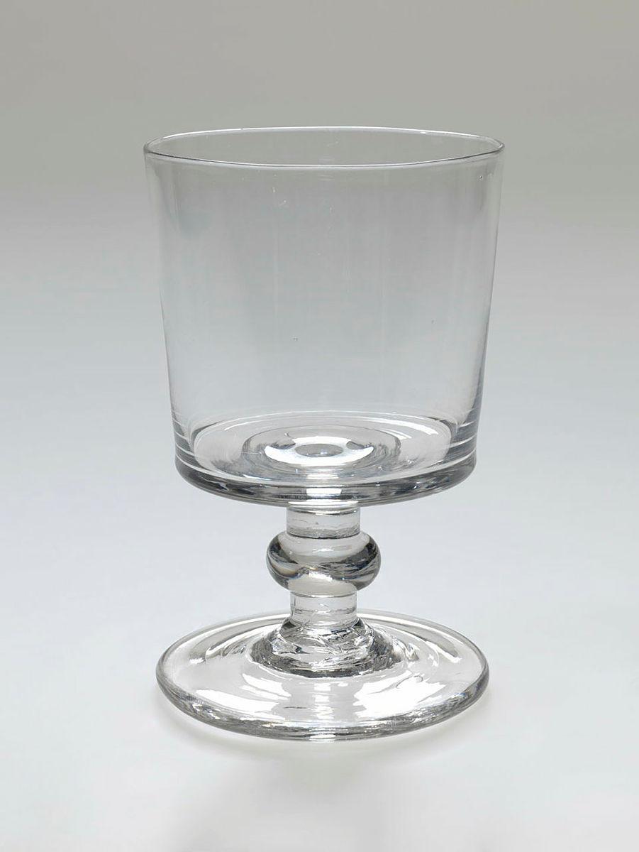 Artwork Goblet this artwork made of Lead glass, hand blown, created in 1800-01-01