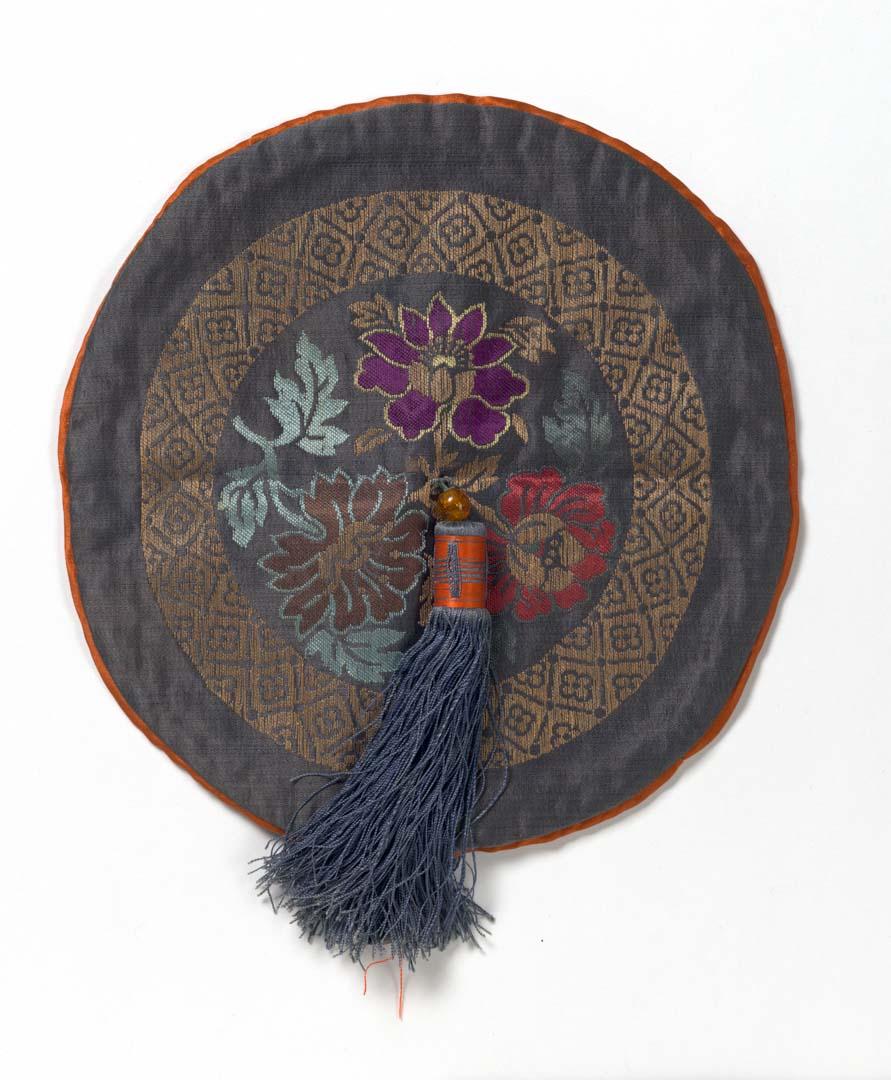 Artwork Handbag this artwork made of Silk brocade with three tassels. (Made for Western market)